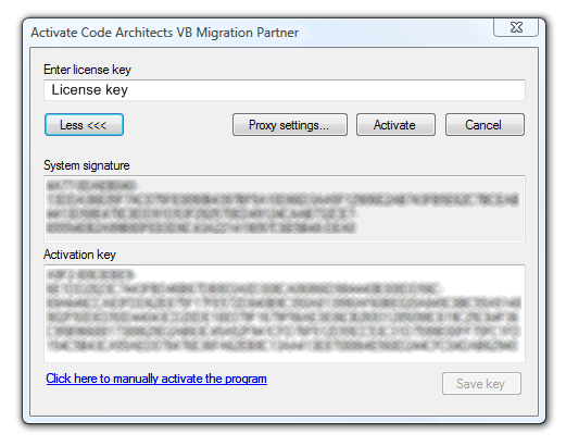 License activation